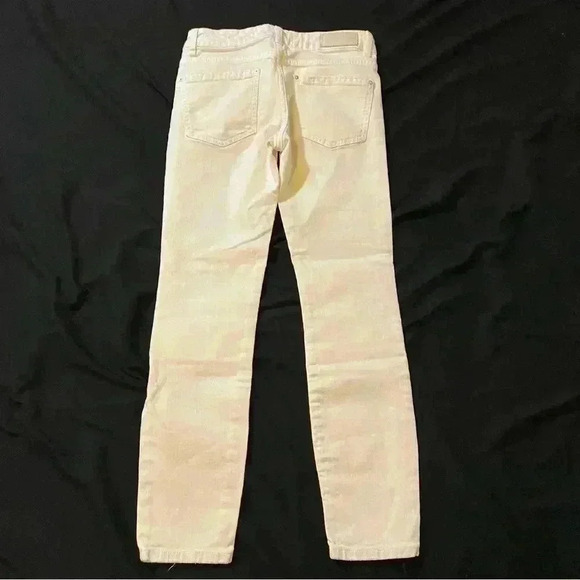 Zara Women Premium Denimwear Collection Jeans Off-white Color Size 2 - Picture 3 of 16